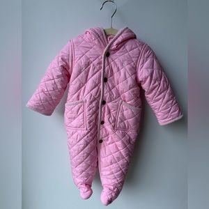 Ralph Lauren, Pre-loved, Excellent condition, Pink Quilted Bunting Suit